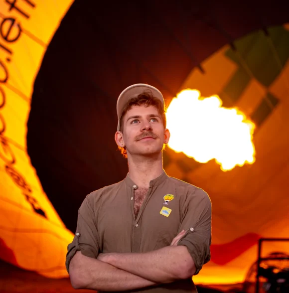 Vuelo en globo aerostático en Teotihuacán